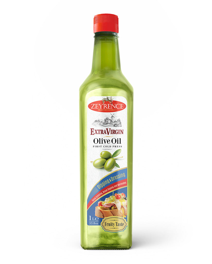 ZEYRENCE Dipping&Dressing Extra Virgin Olive Oil- 1L/33.8 oz. PET Bottle