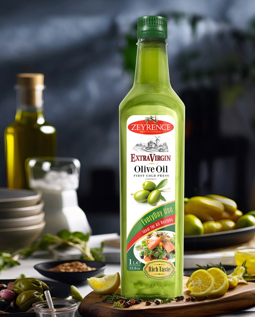 ZEYRENCE EVERYDAY USE Extra Virgin Olive Oil- 1 L/33.8 oz. PET Bottle